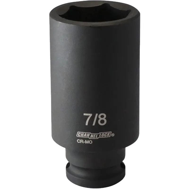 Channellock 3/8 In. Drive Deep Impact Socket – 7/8 In., 6-Point Standard Hex 1