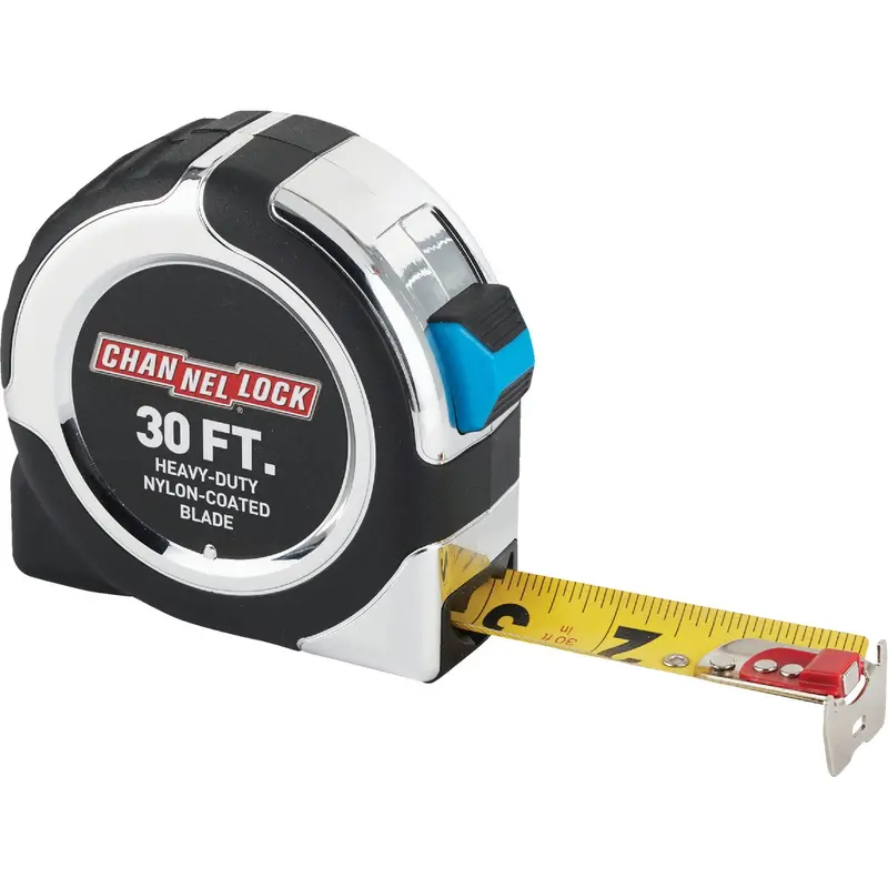 Channellock Professional Tape Measure – 30-Foot Blade With Dual-Sided Markings 1