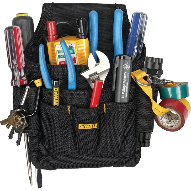 Dewalt 4-Pocket Utility Tool Pouch – Designed For Electricians & Maintenance Technicians 1