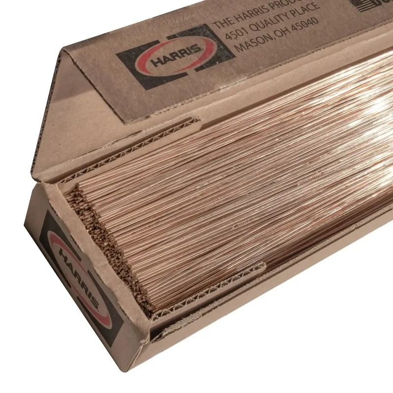 Harris Stay-Silv 5 Phosphorus-Copper Brazing Rod – 1/8" Diameter, 25 Lb Bulk Box 1
