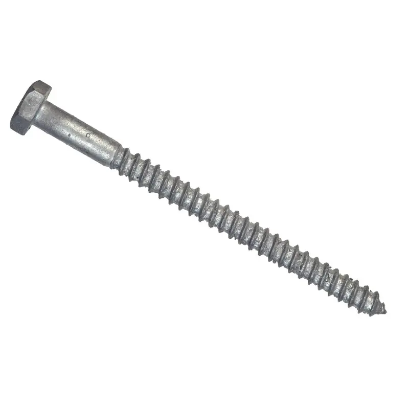 Hillman Galvanized Hex Lag Screws – 1/4" X 3.5", 100-Pack 1