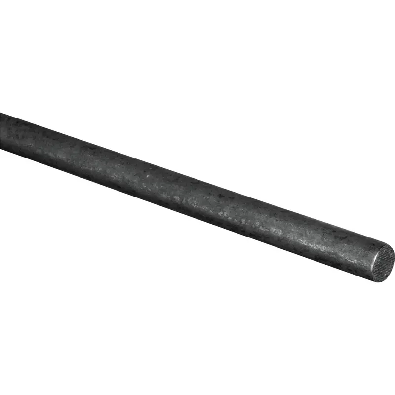 Hillman Steelworks Solid Steel Rod – 1/4" Diameter × 6 Feet, Uncoated 1