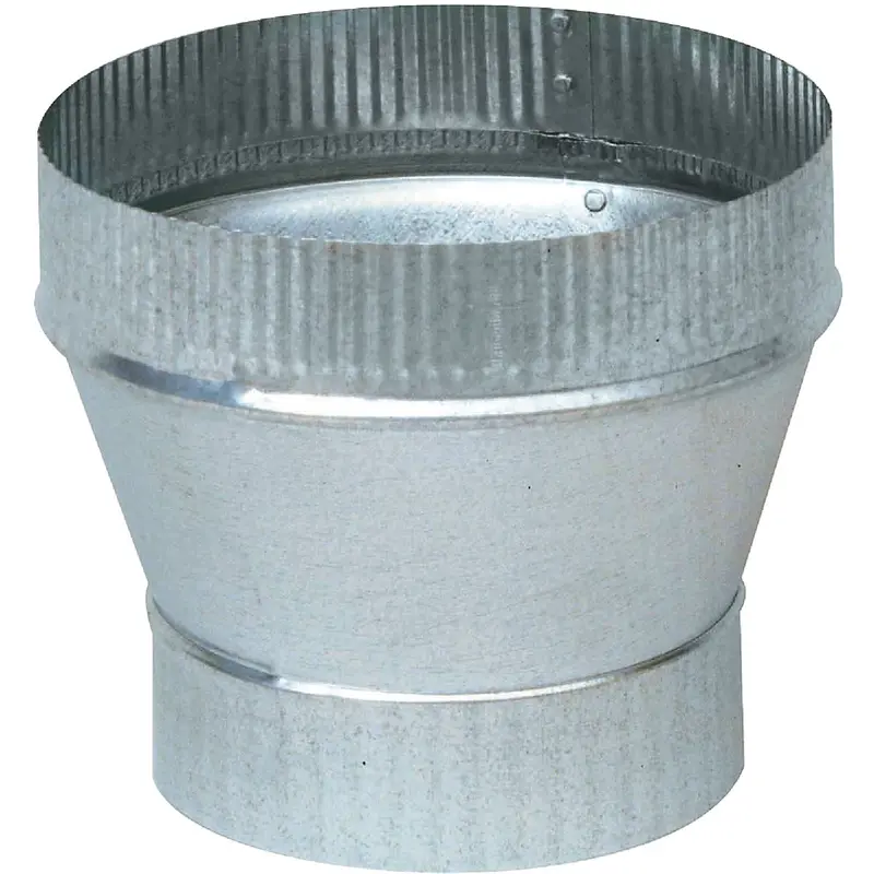 Imperial Galvanized Steel Increaser: 24-Gauge, 6" X 7", 3-Inch Diameter 1