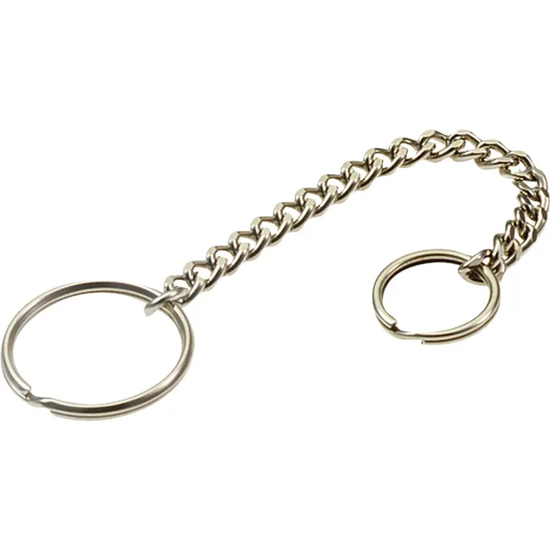 Lucky Line Tempered Steel Pocket Chain – 6.5", Nickel-Plated 1