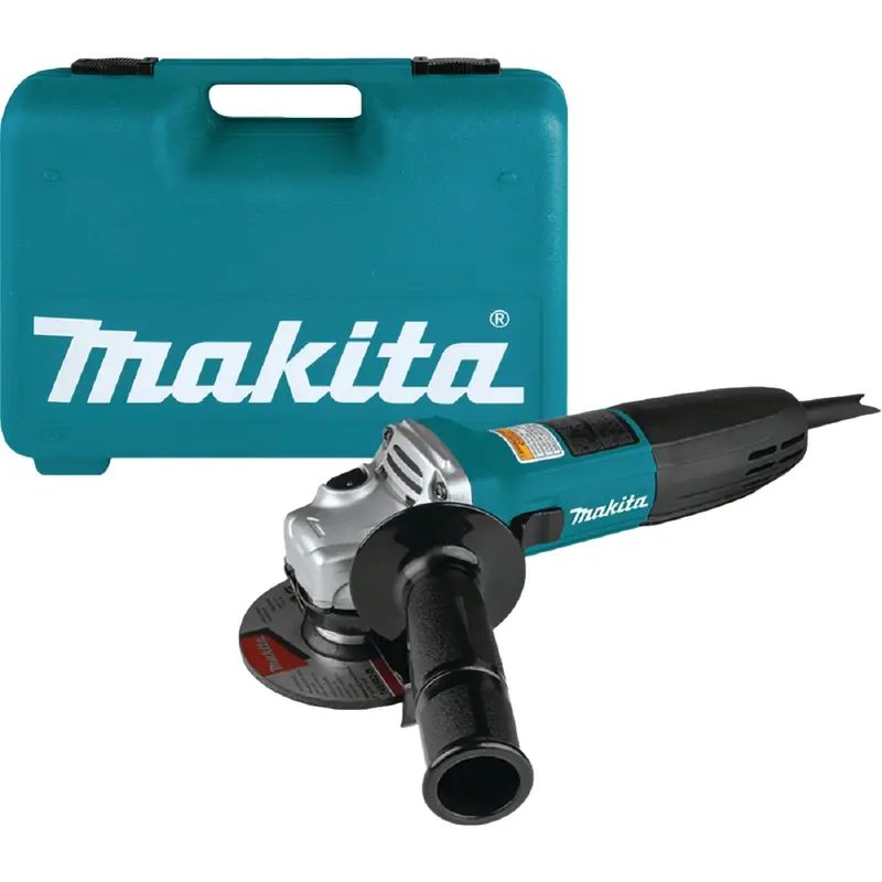 Makita 4" 6-Amp Angle Grinder Kit With Safety Guard And Accessories 1
