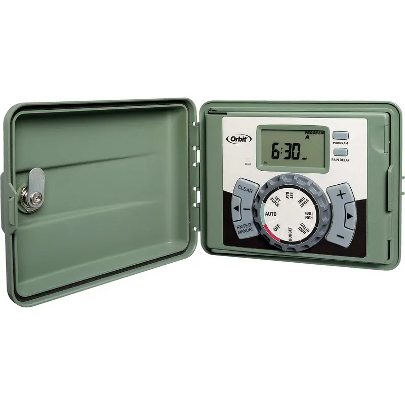 Orbit Super Dial Hardwired Sprinkler Timer – 9-Station Indoor/Outdoor Control 1
