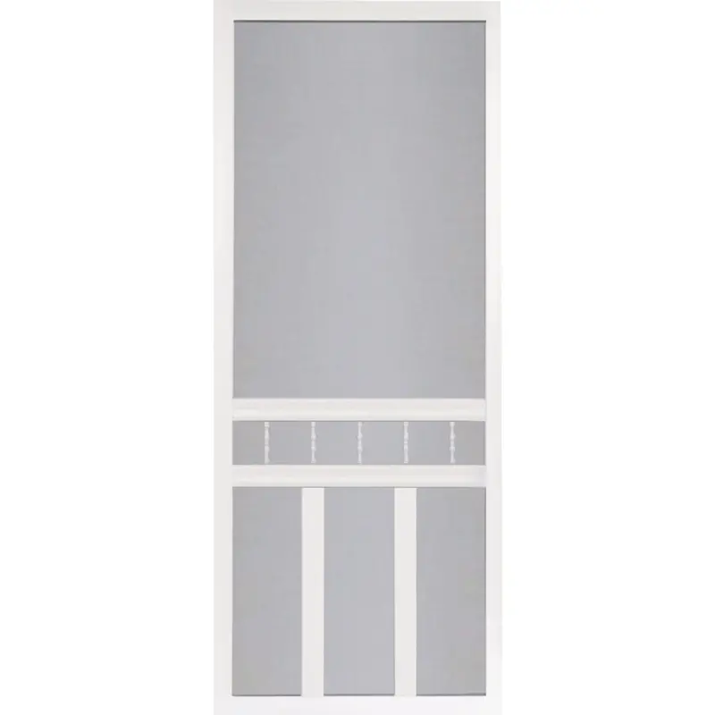 Screen Tight Waccamaw Vinyl Screen Door – 32" W × 80" H × 1" Thick, White Finish 1