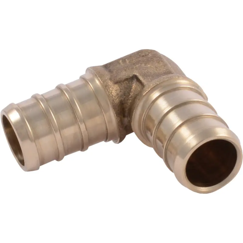 Sharkbite Brass Pex Elbow – 1/2-Inch Barb × 1/2-Inch Barb, 90° (10-Pack) 1