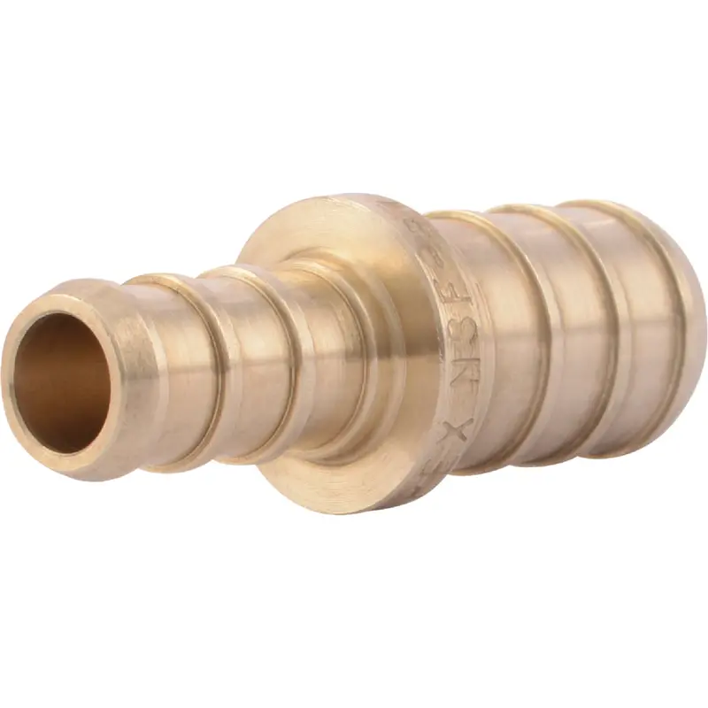 Sharkbite Lead-Free Brass Pex Coupling – 3/8 In. Barb X 1/2 In. Barb Transition Fitting 1