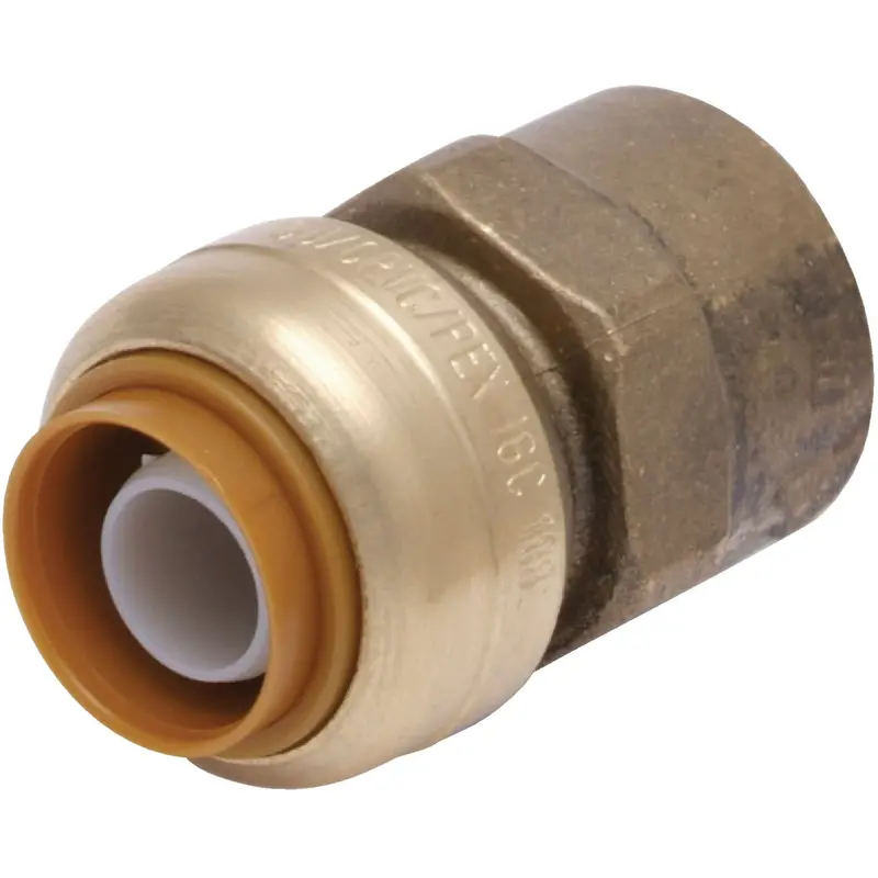 Sharkbite Push-To-Connect Female Adapter – 1-Inch Fnpt Brass, Straight Configuration 1