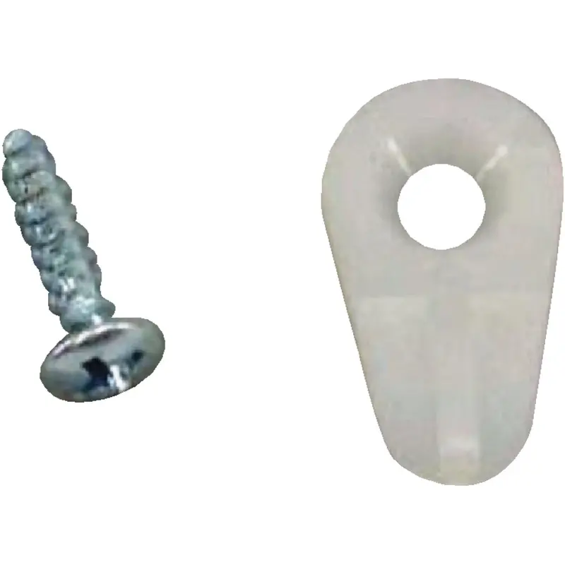 United States Hardware Storm & Screen Clips – 3/16" X 7/8", White, 50-Pack 1