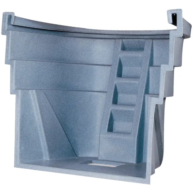 Wellcraft Egress Window Well – 60 In. × 48 In., Uv-Resistant Polyethylene In Granite Grey 1