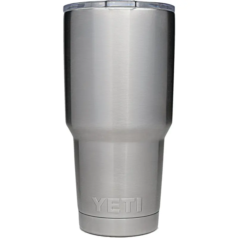 Yeti Rambler 30-Ounce Vacuum-Insulated Stainless Steel Tumbler – Sleek Silver 1